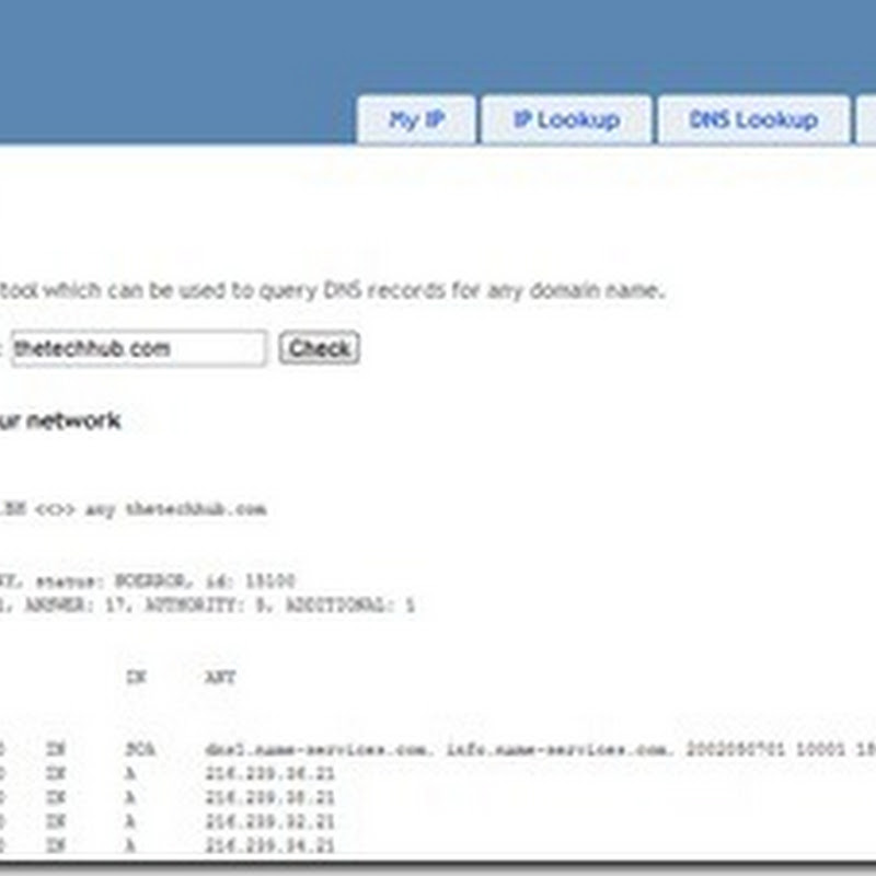 Online Dns Lookup